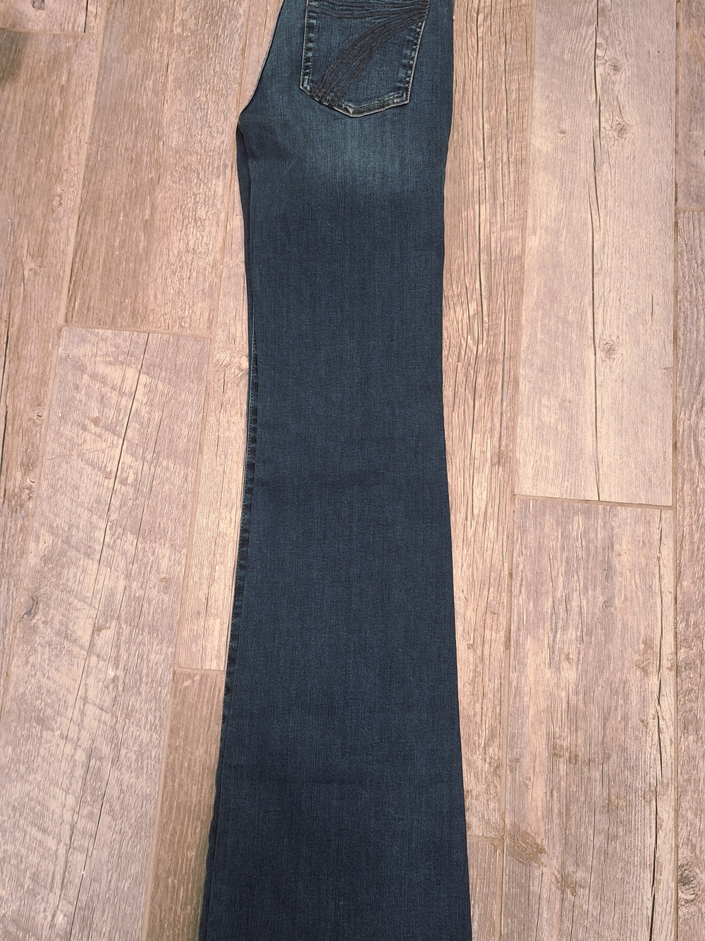7 For All Mankind Dark Blue Flare Jeans